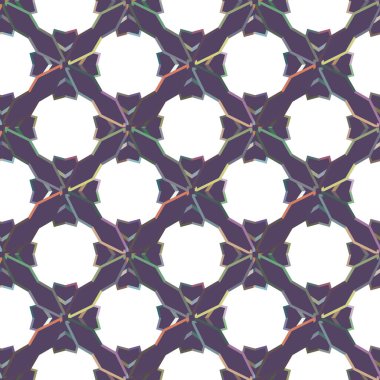 Geometrik şekilli kusursuz desen vektör çizimi