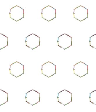 geometrik şekilli kusursuz desen