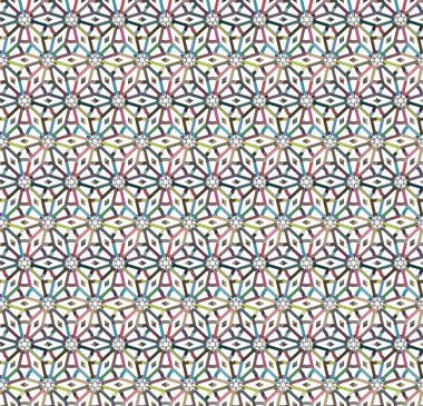 geometrik şekilli kusursuz desen