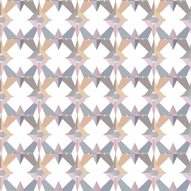 Geometrik şekilli kusursuz desen. vektör illüstrasyonu