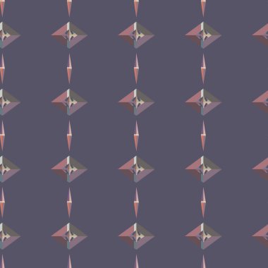 Geometrik şekilli kusursuz desen vektör çizimi