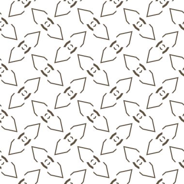 Geometrik şekilli kusursuz desen vektör çizimi