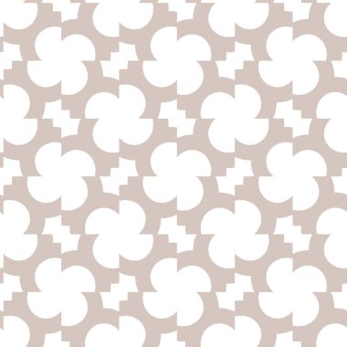 Geometrik şekilli kusursuz desen vektör çizimi