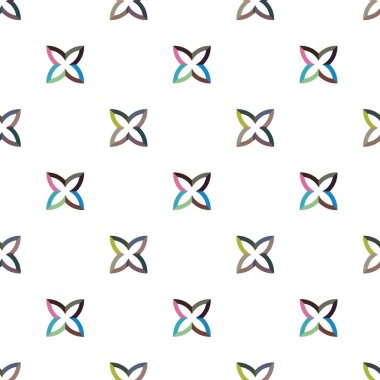 geometrik şekilli kusursuz desen