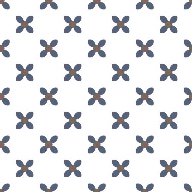 Geometrik şekilli kusursuz desen vektör çizimi