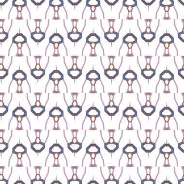 Geometrik şekilli kusursuz desen vektör çizimi