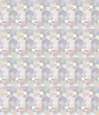 Geometrik şekilli kusursuz desen vektör çizimi