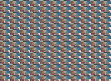 Geometrik şekilli kusursuz desen. vektör illüstrasyonu