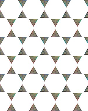 Geometrik şekilli kusursuz desen vektör çizimi