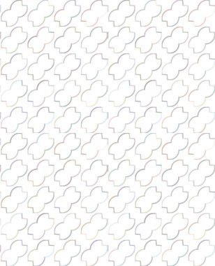 Geometrik şekilli kusursuz desen vektör çizimi