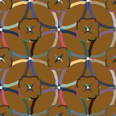 geometrik şekilli kusursuz desen