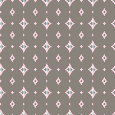 Geometrik şekilli kusursuz desen vektör çizimi