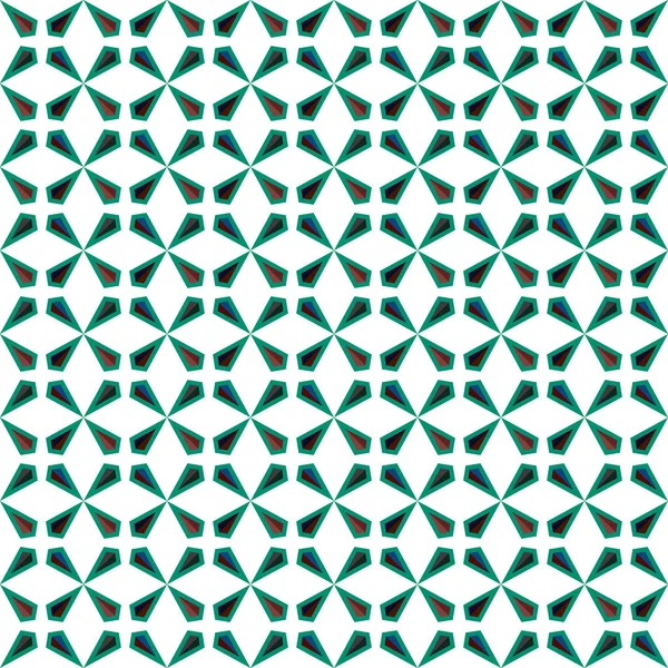 Geometrik şekilli kusursuz desen vektör çizimi