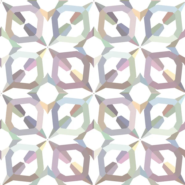 Geometrik şekilli kusursuz desen vektör çizimi