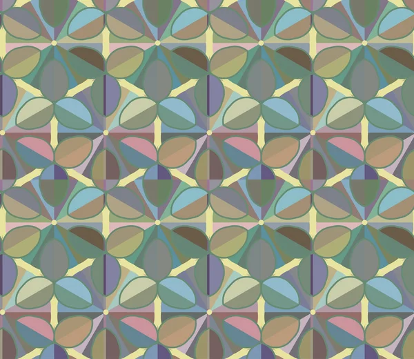 Geometrik şekilli kusursuz desen vektör çizimi