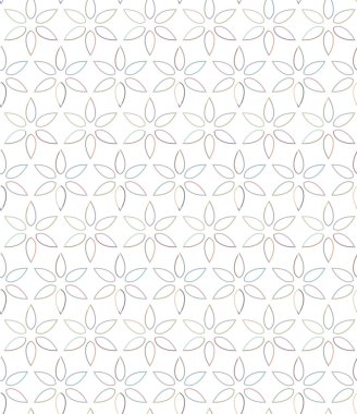 Geometrik şekilli kusursuz desen vektör çizimi