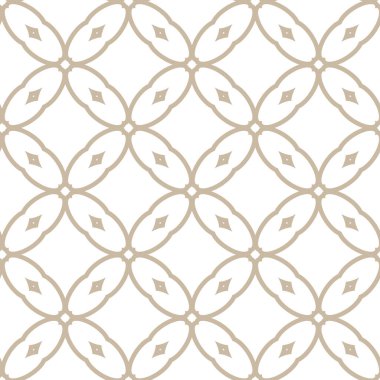 Geometrik şekilli kusursuz desen vektör çizimi