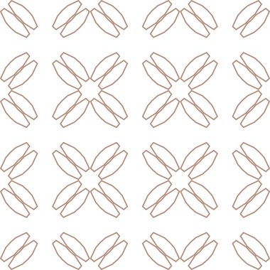 Geometrik şekilli kusursuz desen vektör çizimi