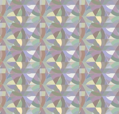 Geometrik şekilli kusursuz desen vektör çizimi