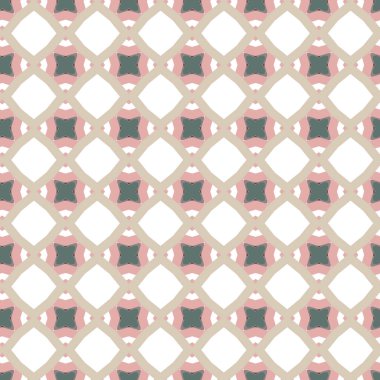 Geometrik şekilli kusursuz desen vektör çizimi