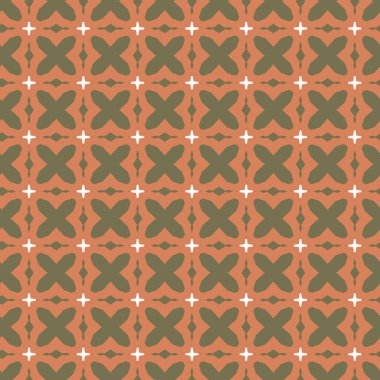 Geometrik şekilli kusursuz desen vektör çizimi