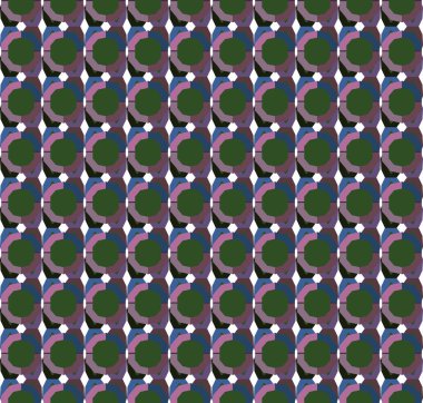 geometrik şekilli kusursuz desen