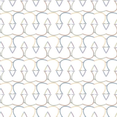 Geometrik şekilli kusursuz desen vektör çizimi