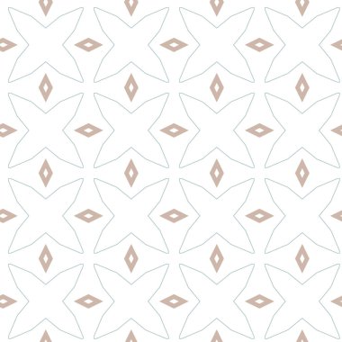 Geometrik şekilli kusursuz desen vektör çizimi