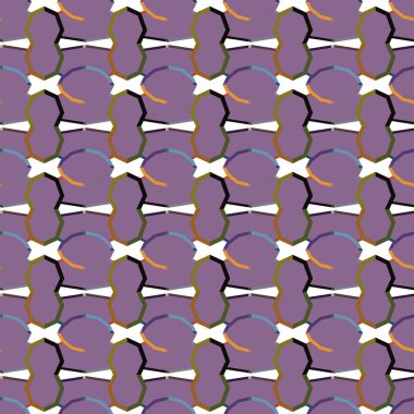 Geometrik şekilli kusursuz desen vektör çizimi