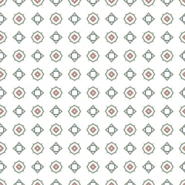 Geometrik şekilli kusursuz desen vektör çizimi