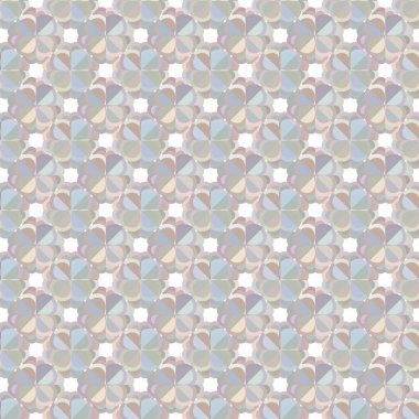 Geometrik şekilli kusursuz desen vektör çizimi