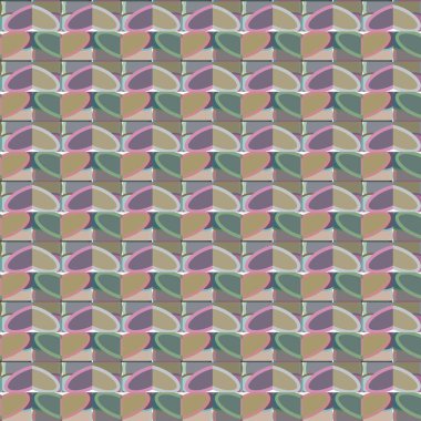 Geometrik şekilli kusursuz desen vektör çizimi