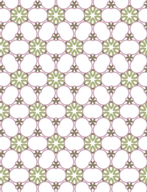 Geometrik şekilli kusursuz desen vektör çizimi