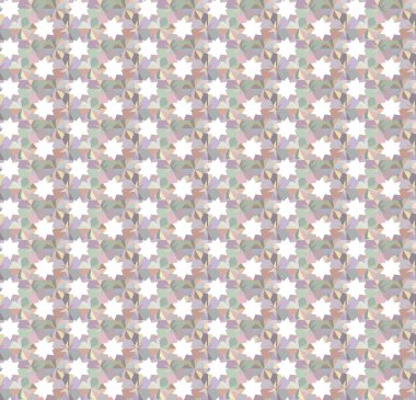 Geometrik şekilli kusursuz desen vektör çizimi