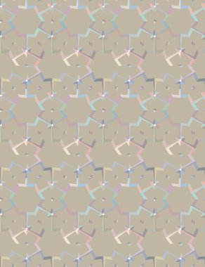 geometrik şekilli kusursuz desen