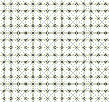 Geometrik şekilli kusursuz desen vektör çizimi