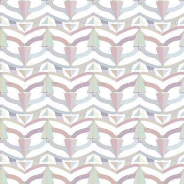 Geometrik şekilli kusursuz desen vektör çizimi