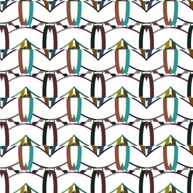 geometrik şekilli kusursuz desen