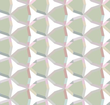 Geometrik şekilli kusursuz desen vektör çizimi