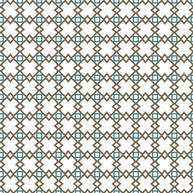 Geometrik şekilli kusursuz desen vektör çizimi