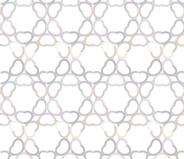 Geometrik şekilli kusursuz desen vektör çizimi