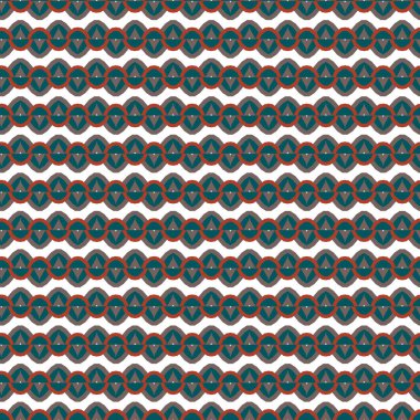 geometrik şekilli kusursuz desen