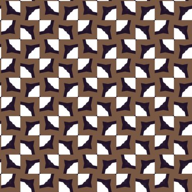 Geometrik şekilli kusursuz desen vektör çizimi