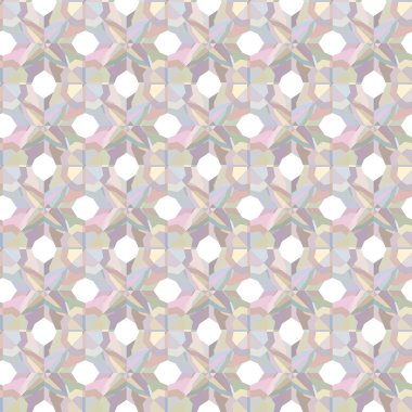 Geometrik şekilli kusursuz desen vektör çizimi