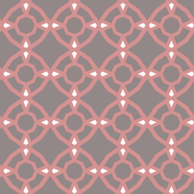 Geometrik şekilli kusursuz desen vektör çizimi