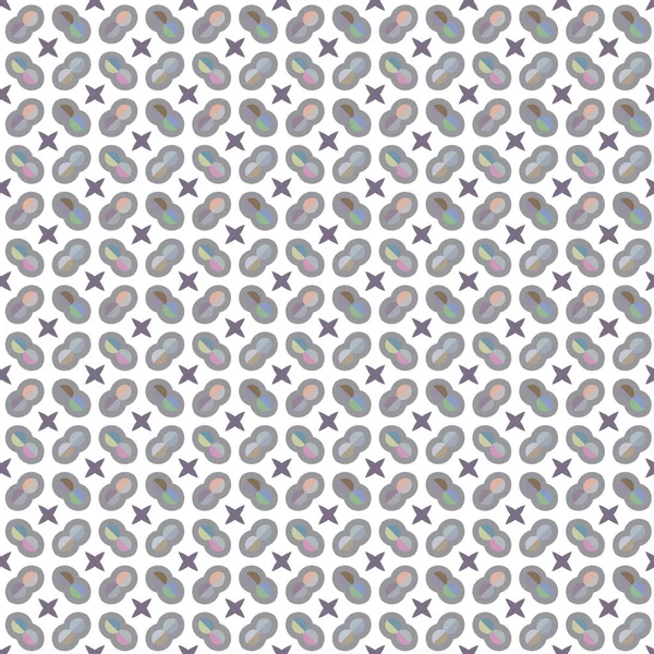 Seamless Pattern Geometric Shapes Vector Illustration — Stock Vector