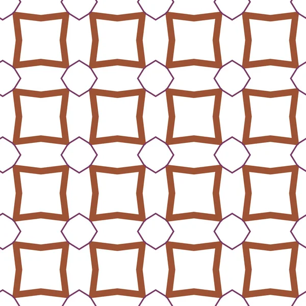 Nahtlose Muster Mit Geometrischen Formen Vektorillustration — Stockvektor