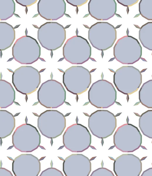 Geometrik şekilli kusursuz desen vektör çizimi