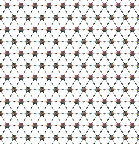 Geometrik Şekilli Kusursuz Desen — Stok Vektör