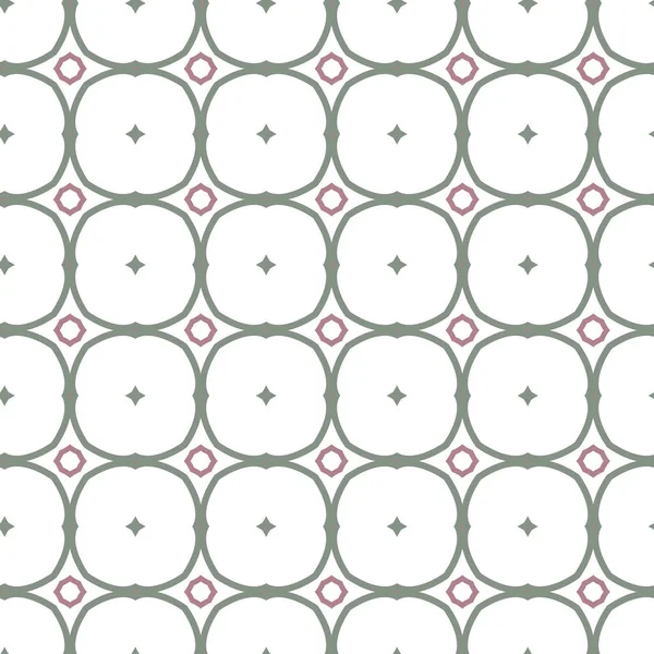 Nahtlose Muster Mit Geometrischen Formen Vektorillustration — Stockvektor